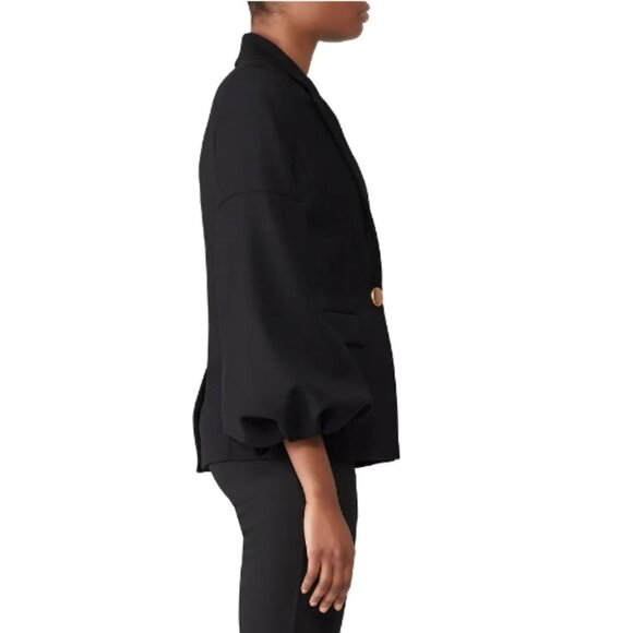 Osman London Eugenie Tuxedo Jacket in black size 6 - Picture 3 of 9